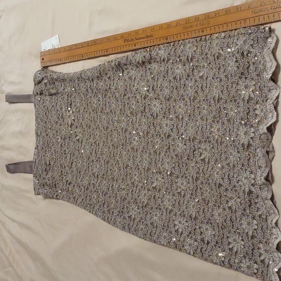 R&M Richards Lace Sequin Dress with Matching Boloro - Picture 11 of 15